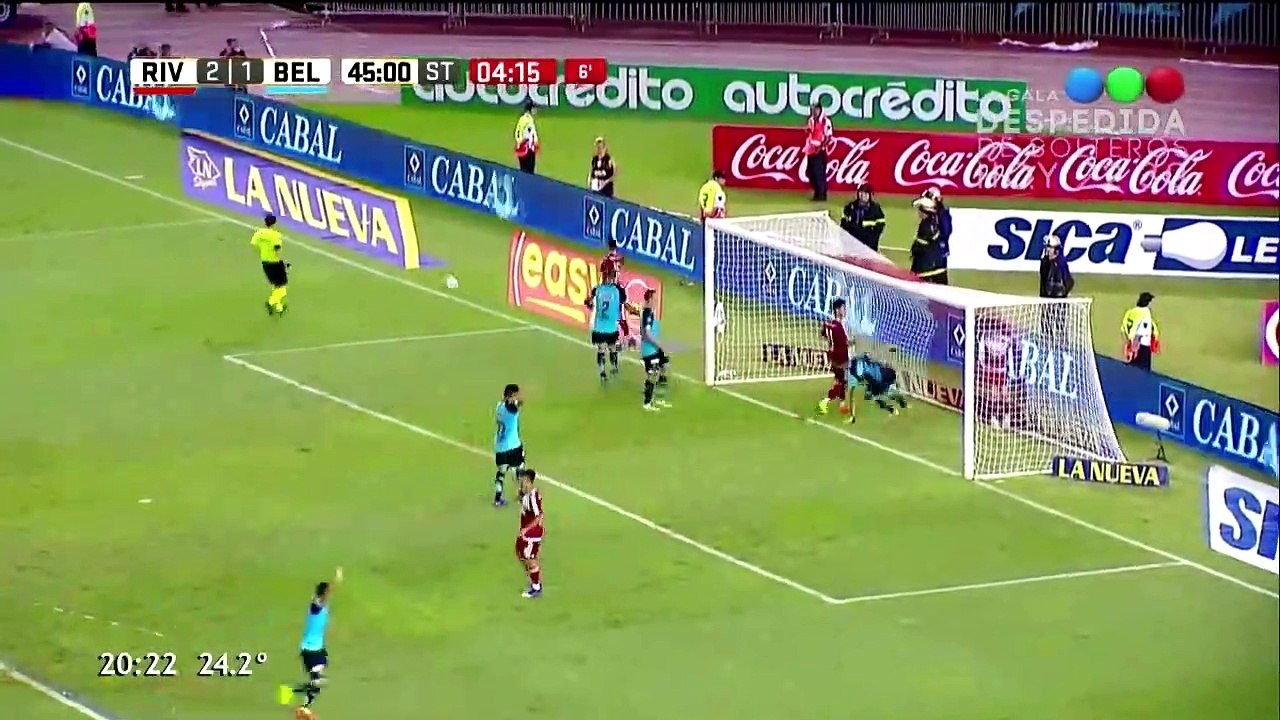 La contre attaque raté de River Plate et l’arrêt de l’année