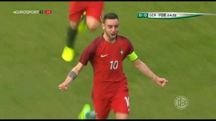 Bruno Fernandes Goal HD - Germany U21 0 - 1 Portugal U21 - 28.03.2017 (Full Replay)