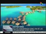 La isla Bora Bora es una de las más bellas y ecológicas del mundo