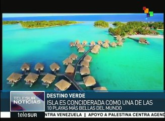 La isla Bora Bora es una de las más bellas y ecológicas del mundo