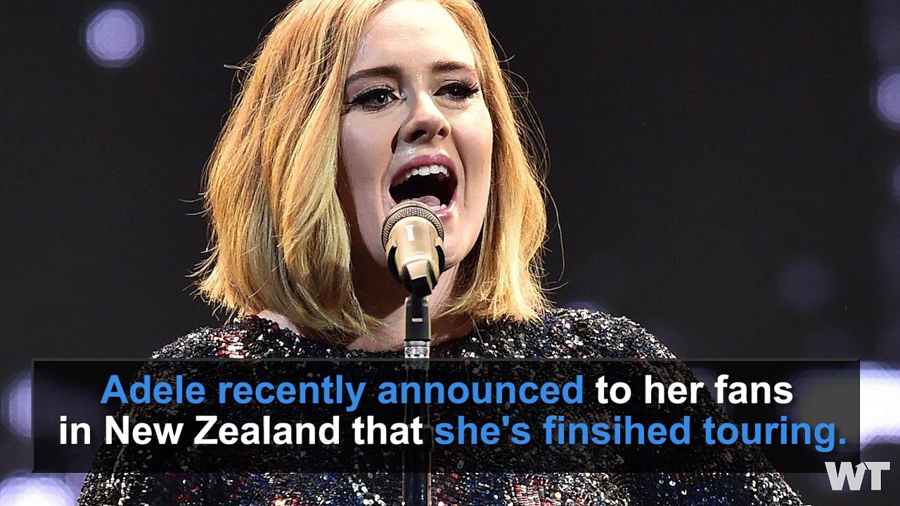 Adele Announces She Is DONE WITH Touring