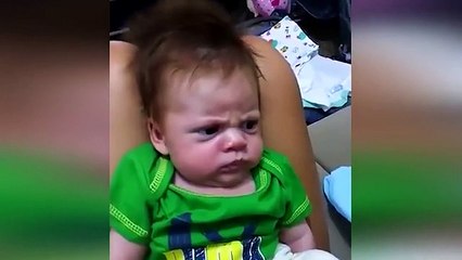 Asık Suratlı Bebeğin Sevimliliği