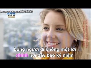 { KARAOKE } Hình Bóng Em   Bằng Cường