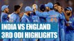 India vs England 3rd ODI : Match highlights, Kohli & Co to chase 321 runs | Oneindia News