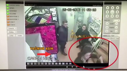 Klinikte şok görüntüler