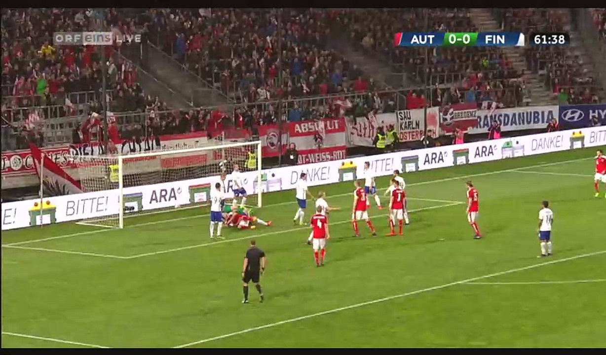 Marko Arnautovic Goal HD - Austria 1-0 Finland - 28.03.2017