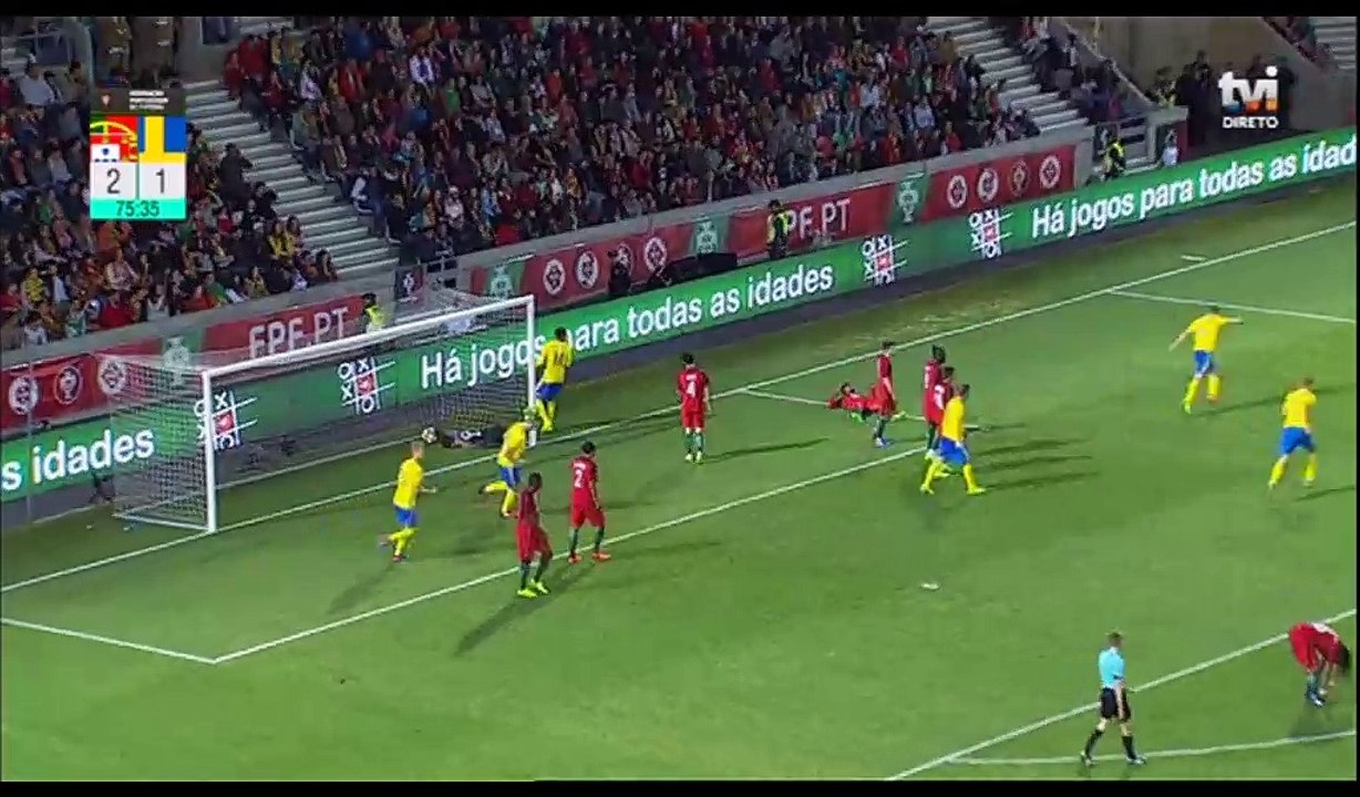 Viktor Claesson Goal HD - Portugal 2-2 Sweden - 28.03.2017