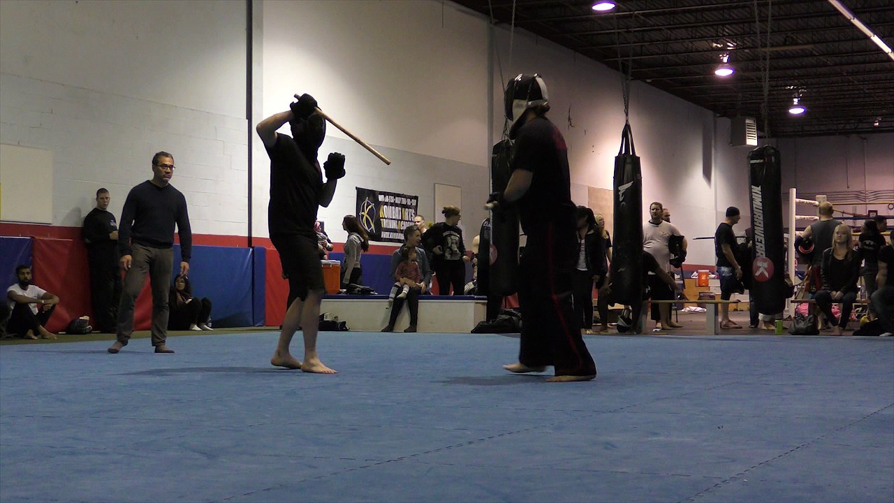 Shawn vs Joel - Single Stick - Beat the Crap Out of Cancer VII - November 12 - 2016