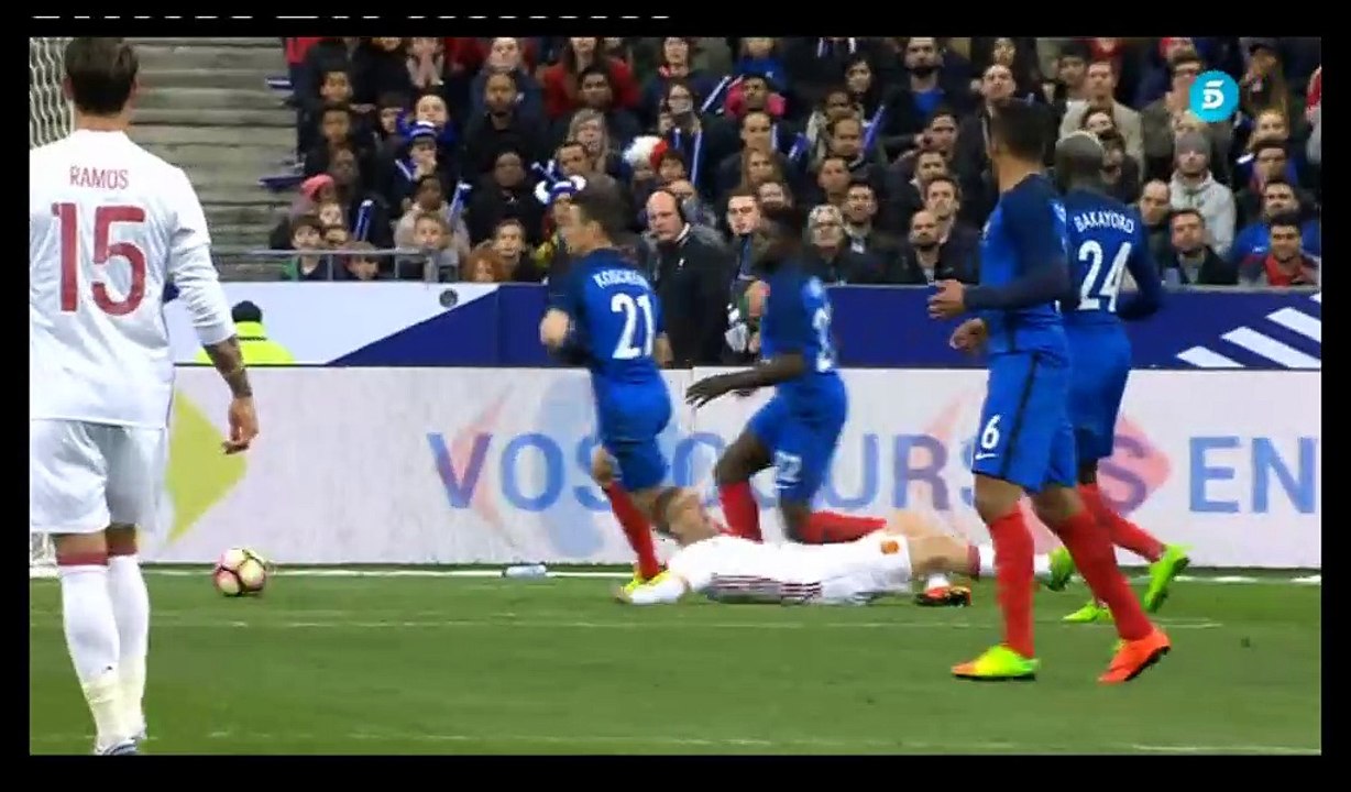 David Silva Goal HD - France 0-1 Spain - 28.03.2017