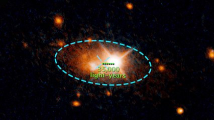 Hubble Detects a Rogue Supermassive Black Hole - HD