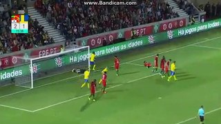 Viktor Claesson 2nd Goal HD - Portugal 2-2 Sweden - 28.03.2017 HD