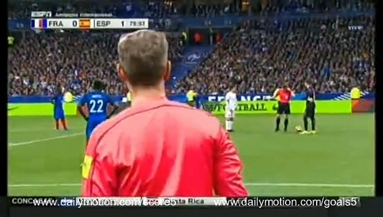 Gerard Deulofeu Goal France 0 - 2 Spain Friendly 28-3-2017