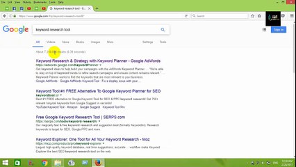 Keyword Research & Strategy with Keyword Planner