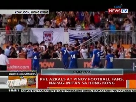 BT: PHL Azkals at Pinoy football fans, napag-initan sa Hong Kong