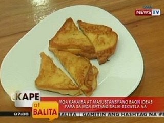 KB: Mga kakaiba at masustansyang baon ideas para sa mga batang balik-eskwela na