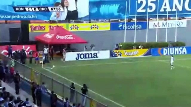 Kendall Waston Goal Honduras vs Costa Rica 2-0