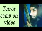 Kashmir : Laskhar militants spotted in camp, Watch Video | Oneindia News