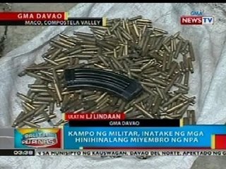 BP: Kampo ng militar sa Maco, Compostela Valley, inatake ng NPA umano