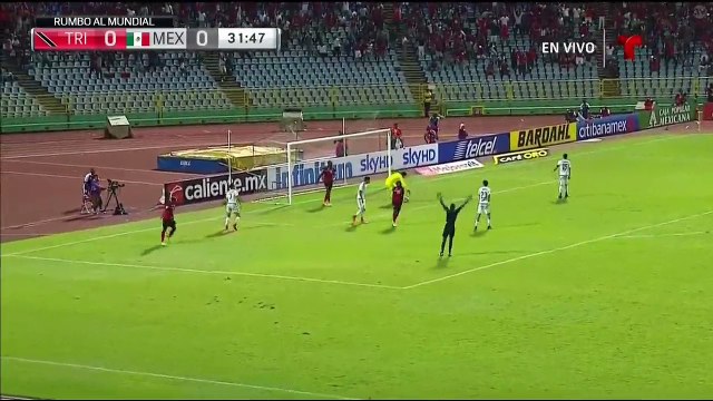 Trinidad and Tobago vs Mexico - Disallowed Offside Goal