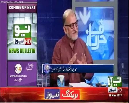 Nawaz Sharif Asif Zardari Ko Punjab Mein Rasta De Rhay Hain Aur MQM Akathi Honay Ja Rahi Hai- Orya Maqbool Jan