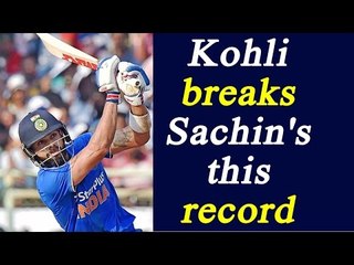 Télécharger la video: Virat Kohli surpasses Sachin Tendulkar's record for most centuries in successful chases | Oneindia