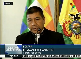 Ministro de Defensa boliviano rechaza pedir disculpas a Chile