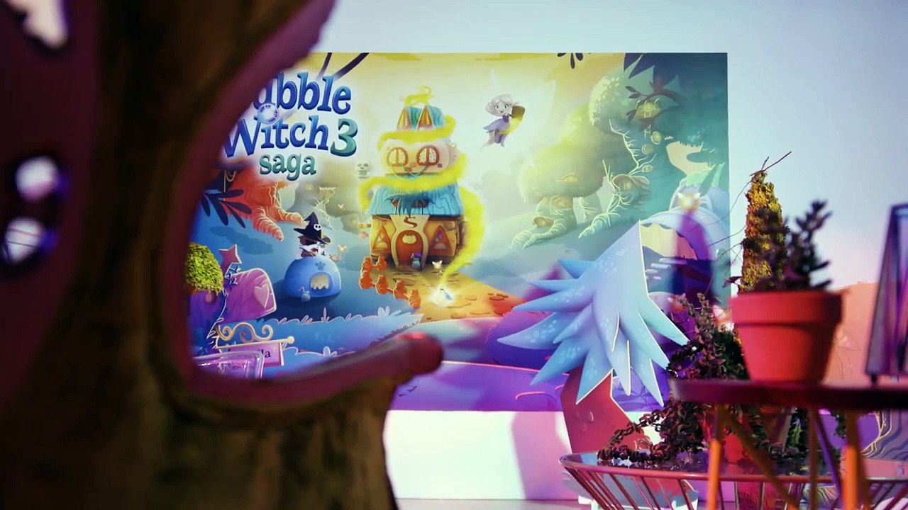 Bubble Witch 3 Saga laser tag pop up in New York City