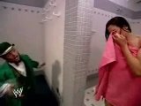 Hornswoggle & Melina backstage