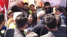 Aktüel Görüntü) Cumhurbaşkanı Erdoğan, Sarıyer'de Hayır standını ziyaret etti