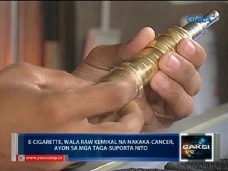 Saksi: E-cigarette, masama sa kalusugan ayon sa bagong advisory ng FDA