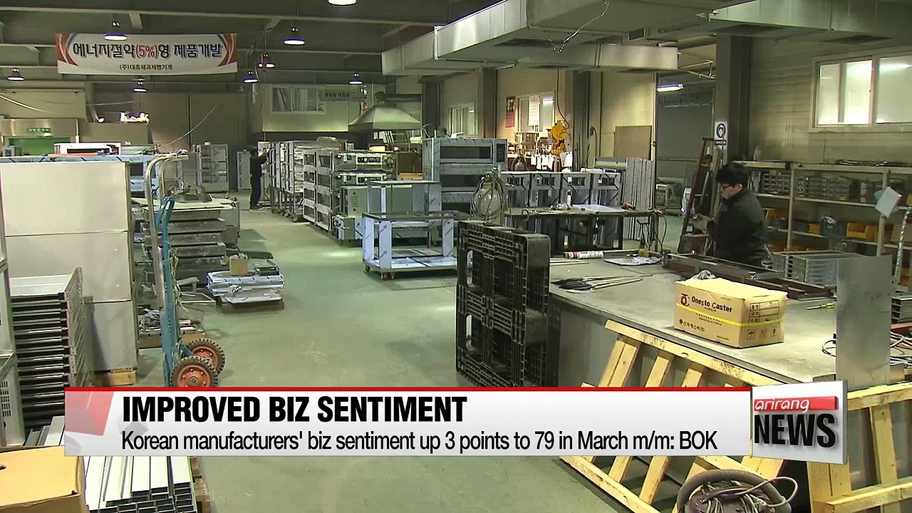 Korea's business sentiment index rises in March