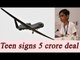 Gujarat teen signs Rs 5 crore deal for production of drones|Oneindia News