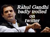 Rahul Gandhi badly trolled on Twitter, after Jibe at Modi | Oneindia News