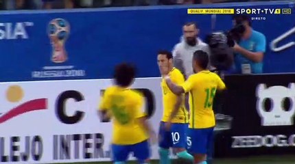 2-0 Neymar AMAZING Goal - Brazil 2-0 Paraguay - 28.03.2017
