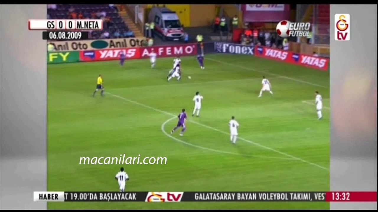 [HD] 06.08.2009 - 2009-2010 European League 3rd Qualifying Round 2nd Leg Galatasaray 6-0 Maccabi Netanya