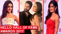Katrina Kaif, Alia Bhatt And Shahid Kapoor At Hello Hall Of Fame Awards 2017 - Complete Winners List