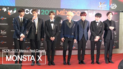[KCON 2017 MEXICO x M2] 몬스타엑스 레드카펫 입장