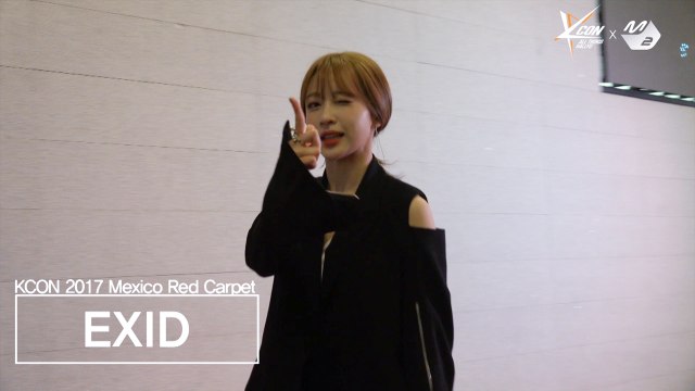 [KCON 2017 MEXICO x M2] EXID 레드카펫 입장
