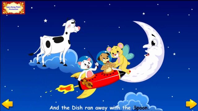 the cow jumped over the moon