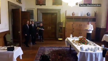 Le roi Philippe visite l'hôtel de ville de Copenhague