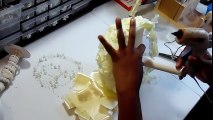 handmade- DIY How to Make Your Bridal Bouquet Wedding Brooch Bouquet Real Touch Foam Roses Part 2