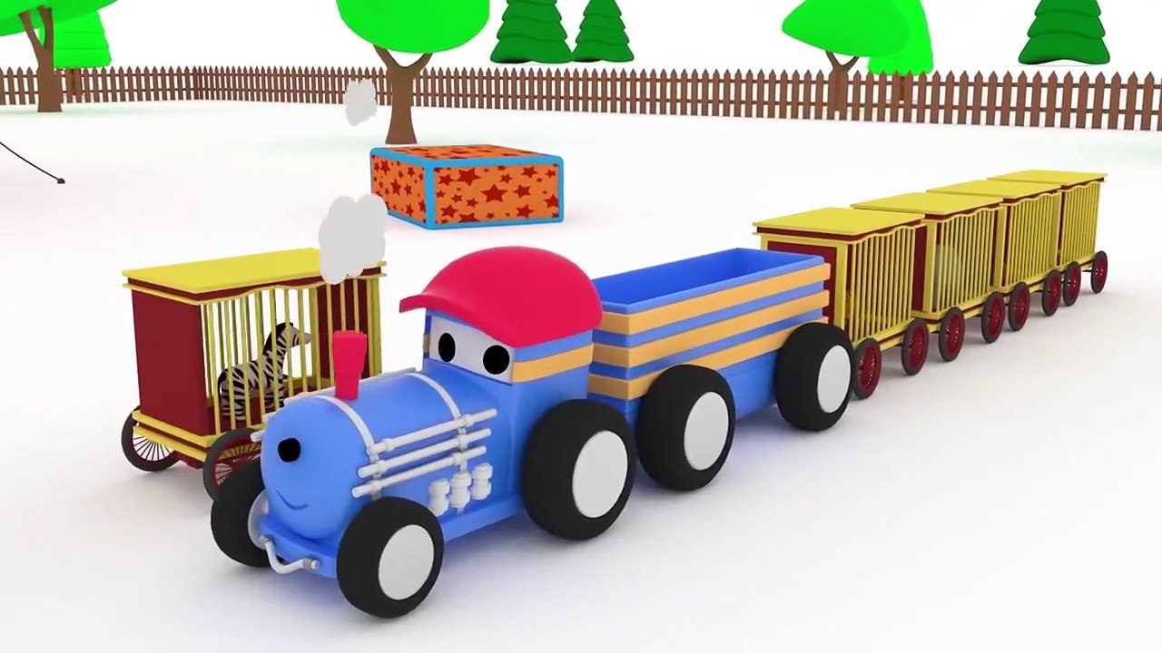 Le Cirque - Apprendre les animaux du Cirque avec Ted le Train  - Dessin animé éducatif