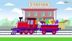 The Little Train - Learn Shapes - Educational Videos - Trains & Cars Cartoons for children