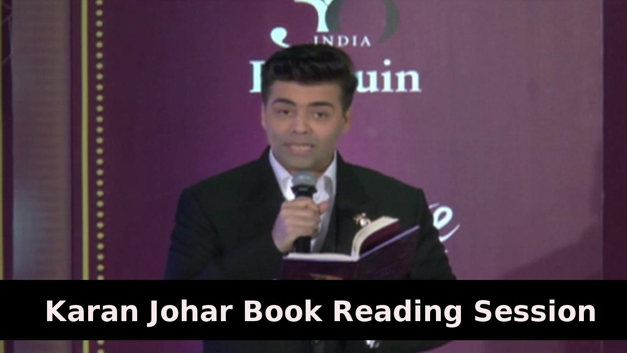 Karan Johar Book Reading Session | Master On Masters | By Ustad Amjad Ali Khan