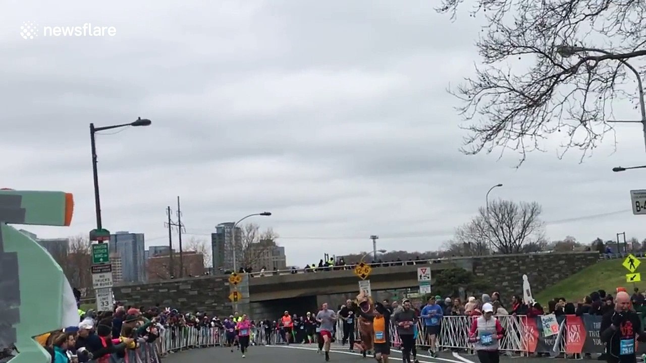 T-Rex finishes Philadelphia Love Run half marathon