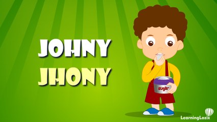 Johny Johny Yes Papa - Famous Nursery Rhyme - Animated Rhymes & Songs for Children