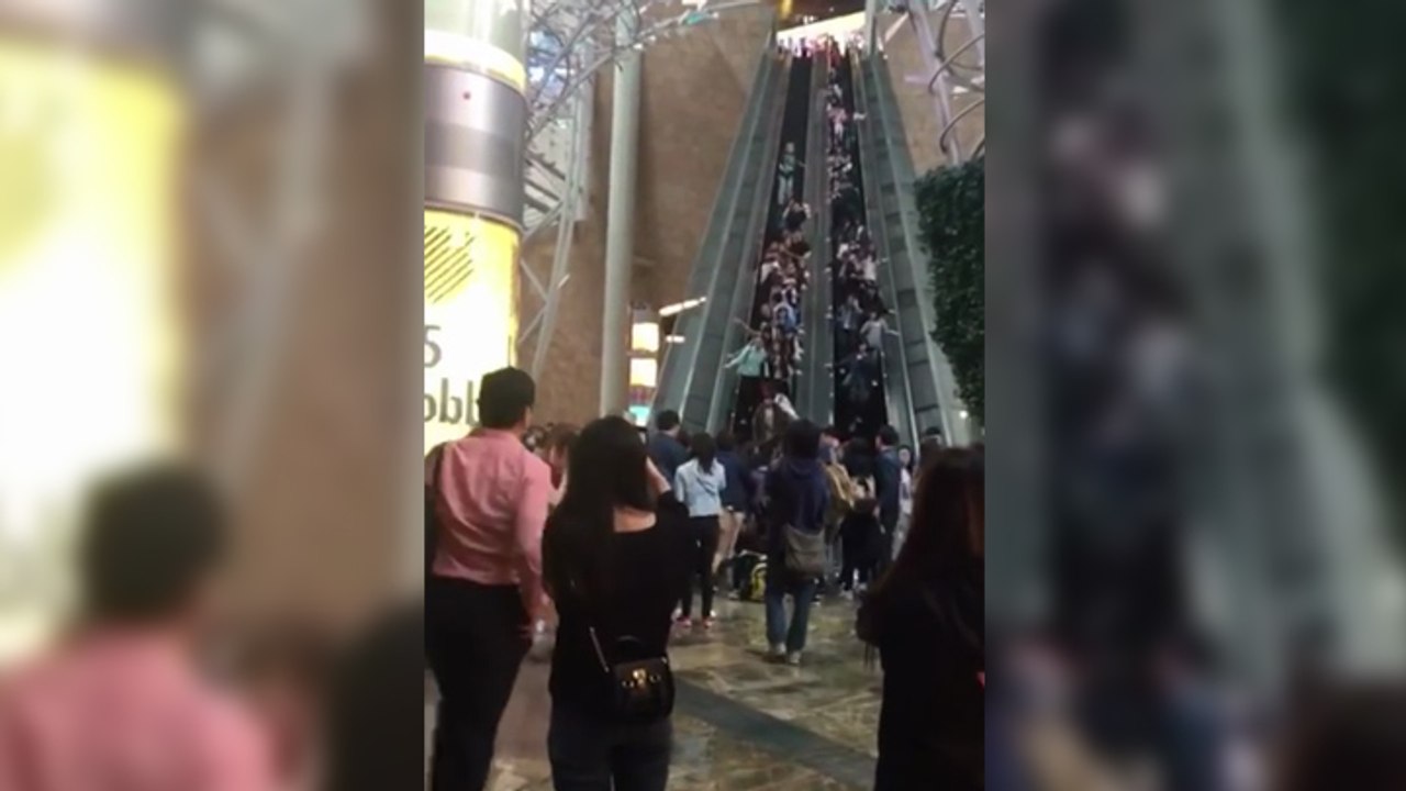 18 personnes blessées sur un escalator qui fait marche arrière
