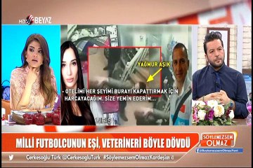 Ünlü futbolcunun eşi, veterinerde terör estirdi