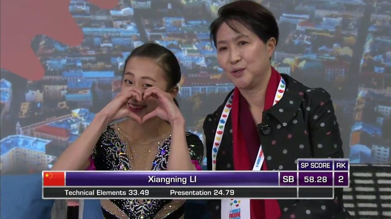 Xiangning LI (CHN) SP ― ISU World Championships 2017