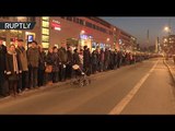 Hundreds of Germans form human chain to halt far-right rallies on WWII Dresden bombing anniversary